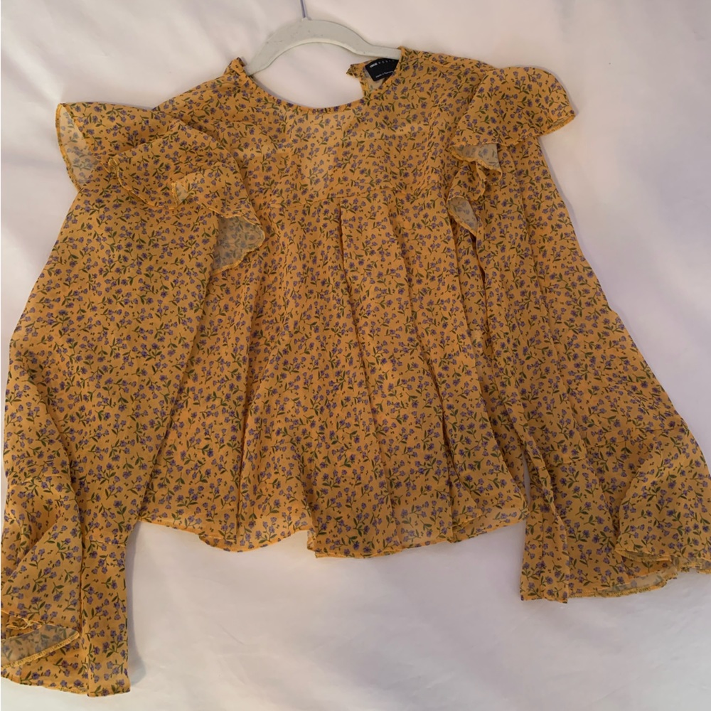 Summer floral Yellow Blouse- ASOS